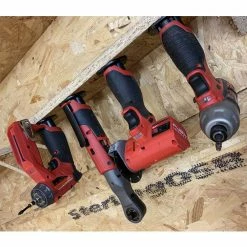 STEALTHMOUNTS 3 Piece Mount Holder For Milwaukee M12 Tools Black TM-MW12-BLK-3