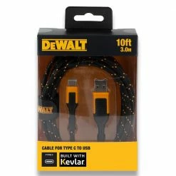 DEWALT 3m USB To USB-C Braided Cable 1311349DWE