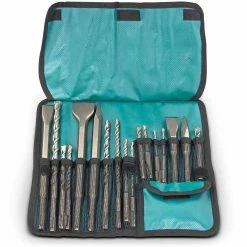 MAKITA SDS-Plus TCT Hammer Drill Bit & Chisel Set - 17 Piece