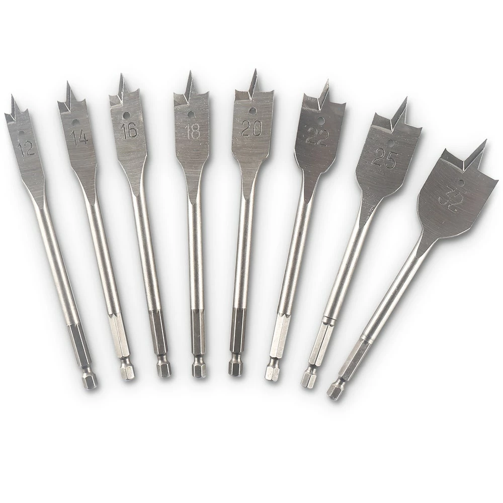 DETROIT 12-32mm Spade Bit Set - 8 Piece - Image 3