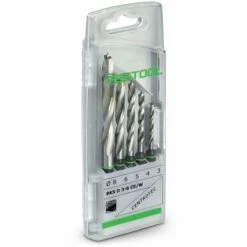 FESTOOL CENTROTEC 3-8mm Brad Point Drill Bit Set - 5 Piece