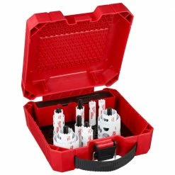 MILWAUKEE 16-51mm Bi-Metal Cobalt Holesaw Set For Electricians - HOLEDOZER - 18 Piece