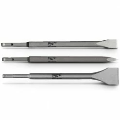 MILWAUKEE 250mm SDS-Plus Chisel Set - 3 Piece
