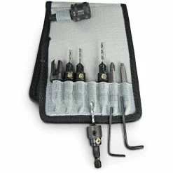 SNAPPY TOOLS 5/64-9/64inch HSS Drill & Countersink Set With Plug Cutter - 10 Piece