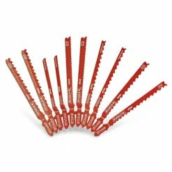 DIABLO T-Shank Jigsaw Blade Set For Wood Cutting - 10 Piece