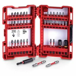 MILWAUKEE Impact Screwdriver Bit Set - SHOCKWAVE - 40 Piece