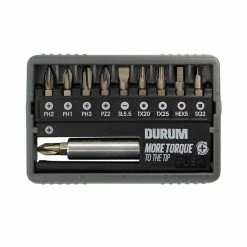 DURUM Screwdriver Bit Set W. Holder - 11 Piece