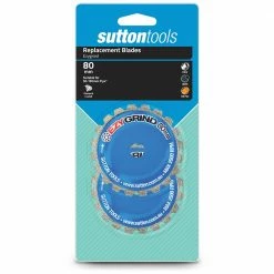 SUTTON 80mm Pipe Cutter Replacement Diamond Blades - EZY GRIND - 2 Piece