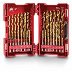 MILWAUKEE 2-13mm 1/4-Hex Metric Jobber Drill Bit Set - RED-HELIX - 29 Piece 48894862