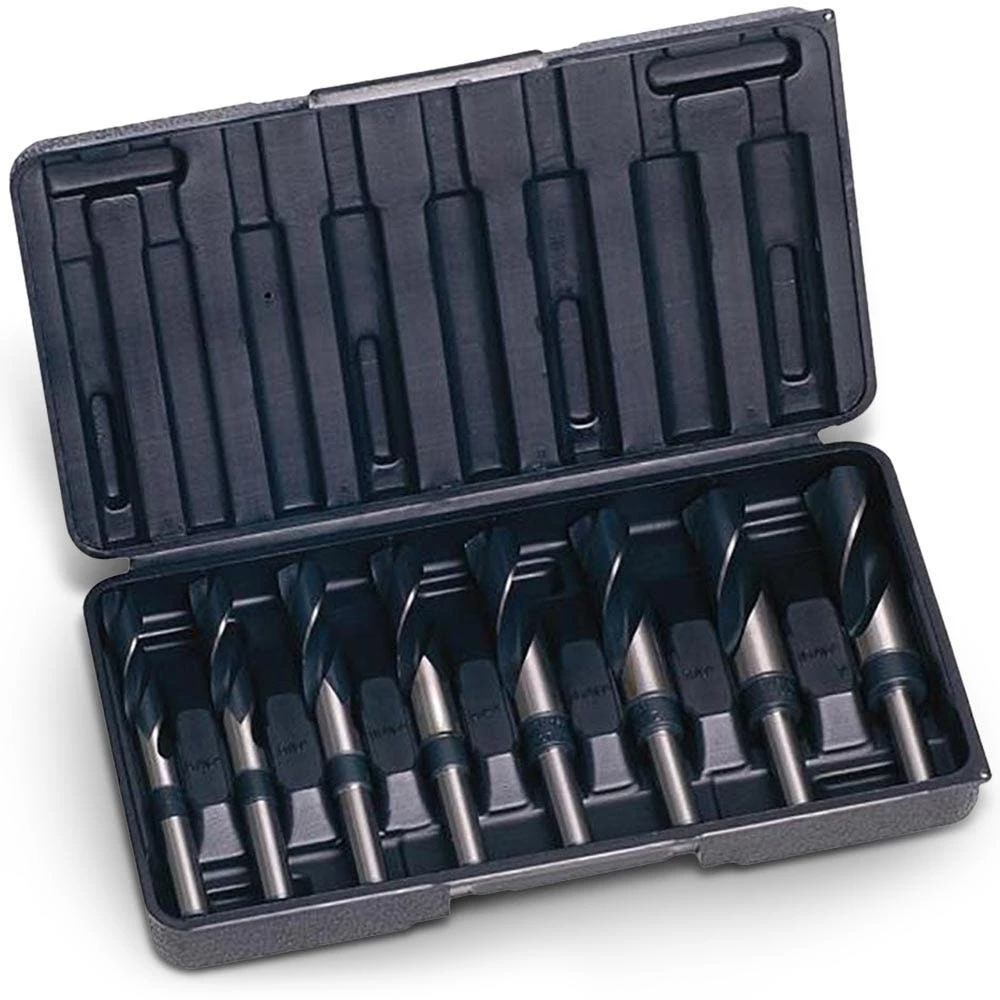 SUTTON 14-25mm Metric HSS-Blue Reduced Shank Metal Drill Bit Set - 8 Piece