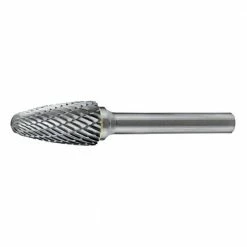 HOLEMAKER 1/4 X 3/4inch Tree Shape Radius Carbide Burr CB-SF1