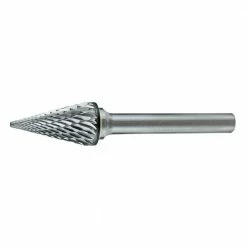 HOLEMAKER 1/4 X 3/4inch Cone Shape Carbide Burr CB-SM2